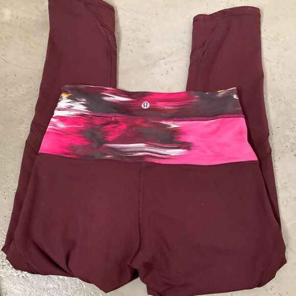 Lululemon Cropped High Waist Leggings - Picture 1 of 7